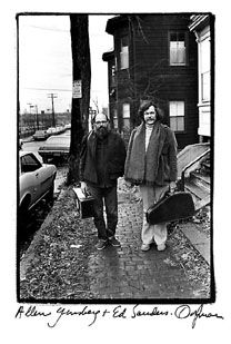 photo of Allen Ginsberg and Ed Sanders