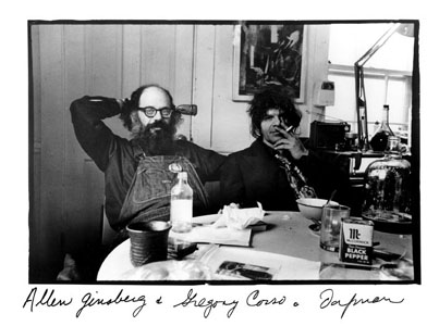 Allen Ginsberg and Gregory Corso