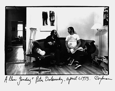 Allen Ginsberg and Peter Orlovsky