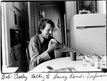 photo of Robert Creeley by Elsa Dorfman