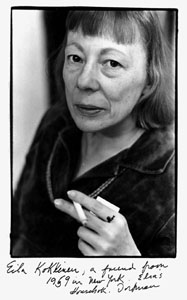 photo of Eila Kokkinen by Elsa Dorfman