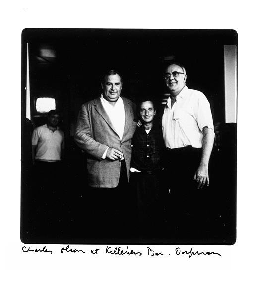 photo of Charles Olson and friends by Elsa Dorfman