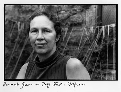 photo of Hannah Green by Elsa Dorfman