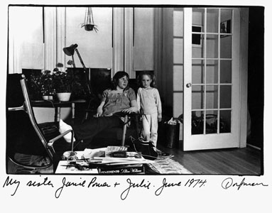 photo of Janie Power and Julie by Elsa Dorfman