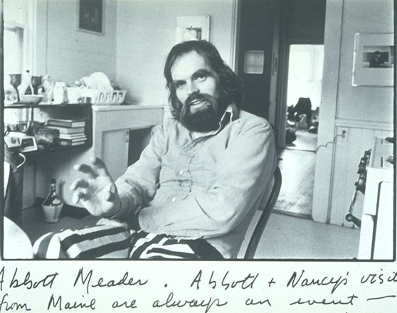 photo of Abbott Meader by Elsa Dorfman